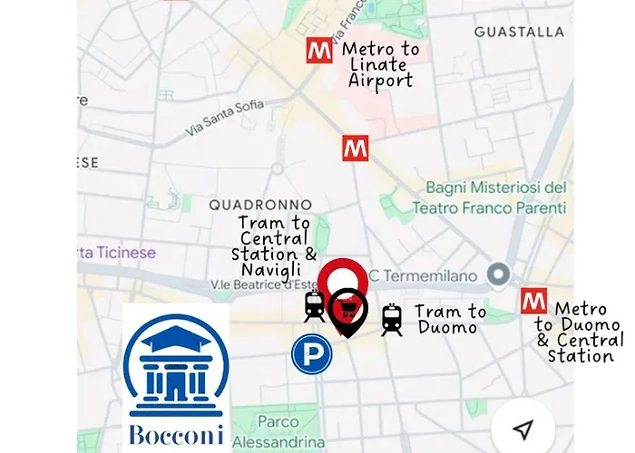 Welkhom Bocconi Loft 2bdr And 2bth Apartament Mediolan